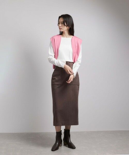 ROPE' / ロペ カットソー（半袖以外） | アナグラム刺繍 ロングスリーブカットソー/イージーケア | 詳細2