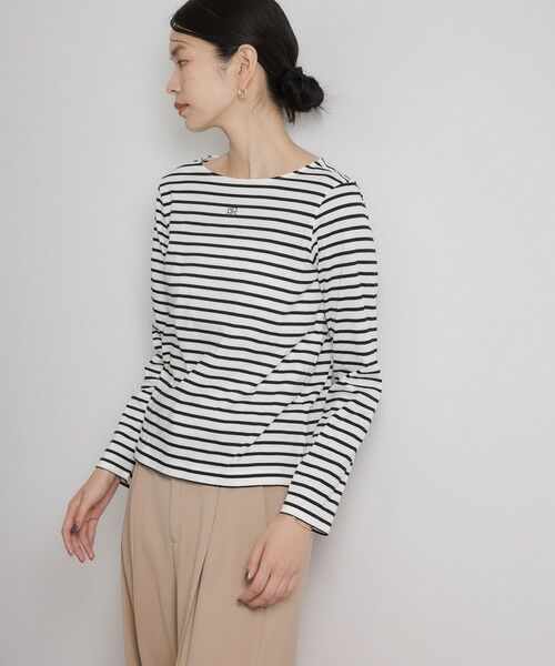 ROPE' / ロペ カットソー（半袖以外） | アナグラム刺繍 ロングスリーブカットソー/イージーケア | 詳細4