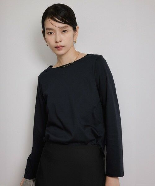 ROPE' / ロペ カットソー（半袖以外） | アナグラム刺繍 ロングスリーブカットソー/イージーケア | 詳細6