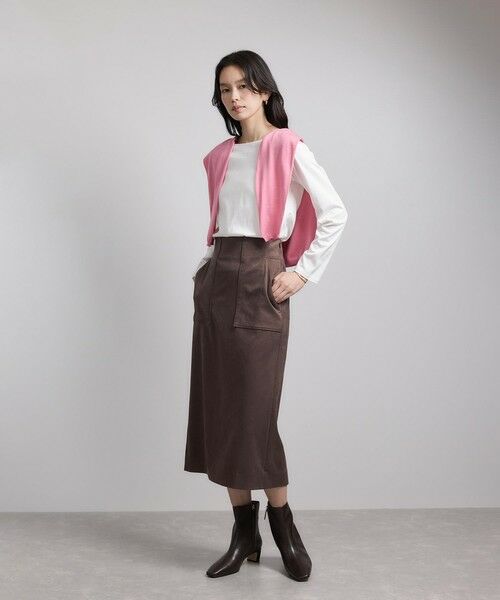 ROPE' / ロペ カットソー（半袖以外） | アナグラム刺繍 ロングスリーブカットソー/イージーケア | 詳細8