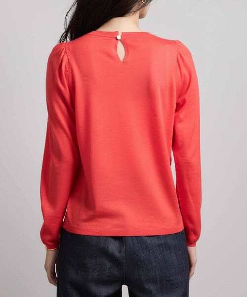 ROPE' / ロペ ニット・セーター | 袖ギャザークルーネックニットプルオーバー/イージーケア | 詳細15