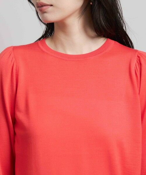 ROPE' / ロペ ニット・セーター | 袖ギャザークルーネックニットプルオーバー/イージーケア | 詳細17