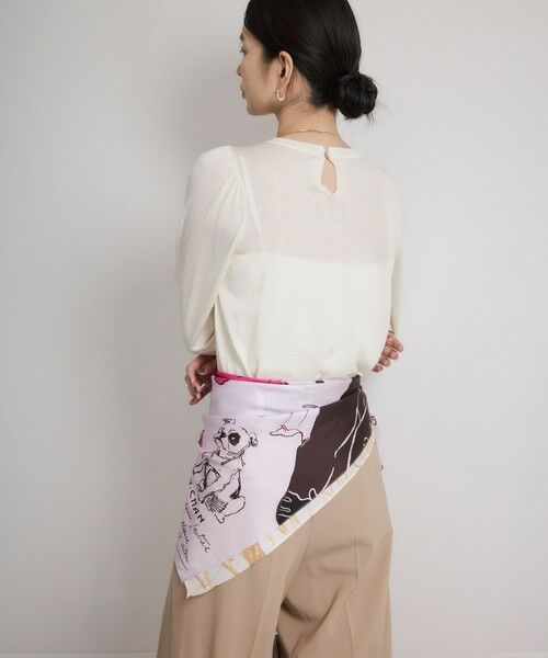 ROPE' / ロペ ニット・セーター | 袖ギャザークルーネックニットプルオーバー/イージーケア | 詳細27