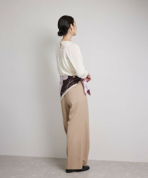 ROPE' / ロペ ニット・セーター | 袖ギャザークルーネックニットプルオーバー/イージーケア | 詳細28