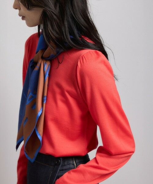 ROPE' / ロペ ニット・セーター | 袖ギャザークルーネックニットプルオーバー/イージーケア | 詳細6