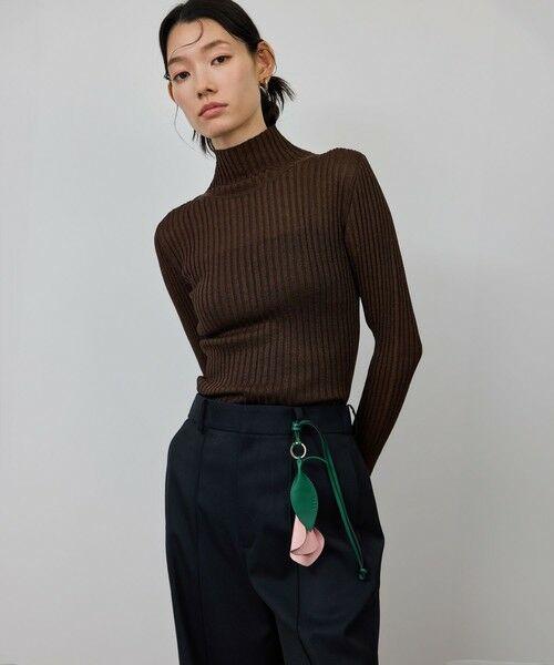 ROPE' / ロペ ニット・セーター | ラメタートルリブプルオーバー/イージーケア | 詳細1