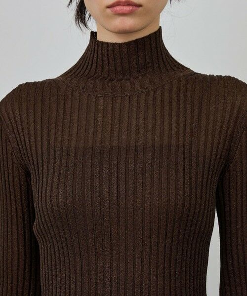 ROPE' / ロペ ニット・セーター | ラメタートルリブプルオーバー/イージーケア | 詳細13