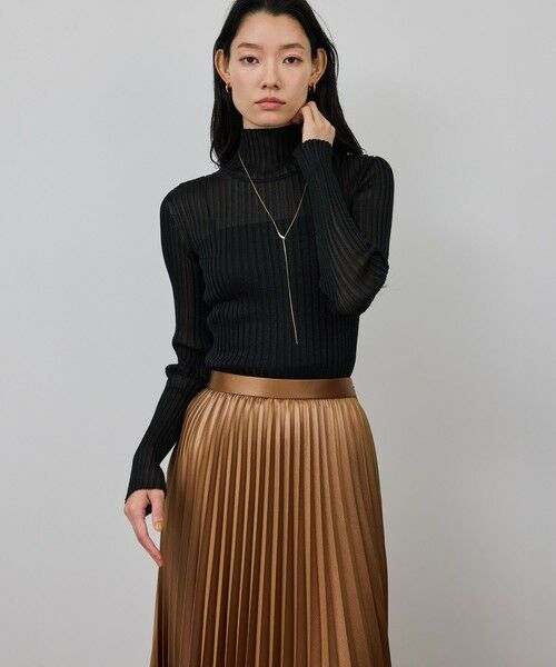 ROPE' / ロペ ニット・セーター | ラメタートルリブプルオーバー/イージーケア | 詳細19