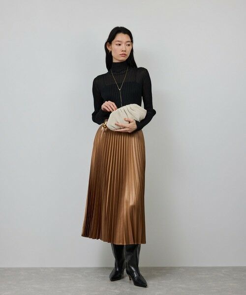 ROPE' / ロペ ニット・セーター | ラメタートルリブプルオーバー/イージーケア | 詳細20