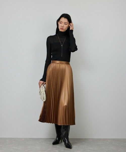 ROPE' / ロペ ニット・セーター | ラメタートルリブプルオーバー/イージーケア | 詳細21