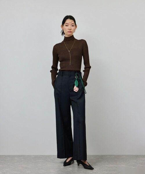 ROPE' / ロペ ニット・セーター | ラメタートルリブプルオーバー/イージーケア | 詳細22