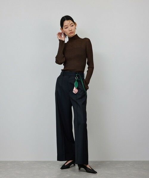 ROPE' / ロペ ニット・セーター | ラメタートルリブプルオーバー/イージーケア | 詳細3
