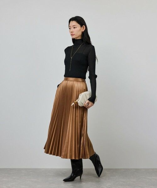 ROPE' / ロペ ニット・セーター | ラメタートルリブプルオーバー/イージーケア | 詳細4