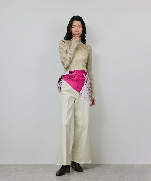 ROPE' / ロペ ニット・セーター | ラメタートルリブプルオーバー/イージーケア | 詳細7