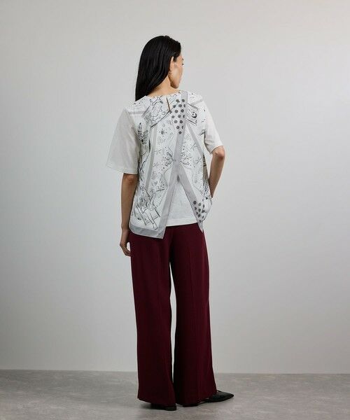 ROPE' / ロペ カットソー | 【洗える】【YUKO SAEKI for ROPE'・コラボ】スカーフ柄プリント Aラインカットソー | 詳細11