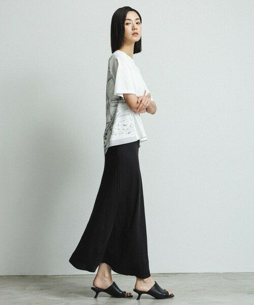 ROPE' / ロペ カットソー | 【洗える】【YUKO SAEKI for ROPE'・コラボ】スカーフ柄プリント Aラインカットソー | 詳細4