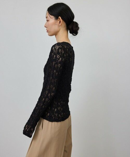 ROPE' / ロペ カットソー（半袖以外） | ストレッチレースカットソー/イージーケア | 詳細9