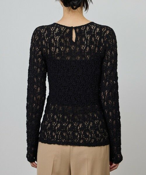 ROPE' / ロペ カットソー（半袖以外） | ストレッチレースカットソー/イージーケア | 詳細13