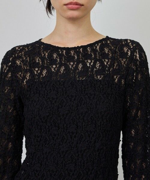 ROPE' / ロペ カットソー（半袖以外） | ストレッチレースカットソー/イージーケア | 詳細15