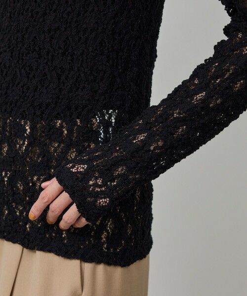 ROPE' / ロペ カットソー（半袖以外） | ストレッチレースカットソー/イージーケア | 詳細16