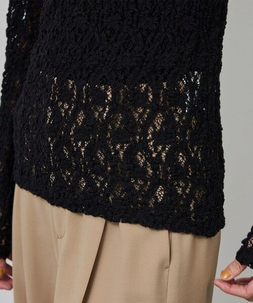 ROPE' / ロペ カットソー（半袖以外） | ストレッチレースカットソー/イージーケア | 詳細17