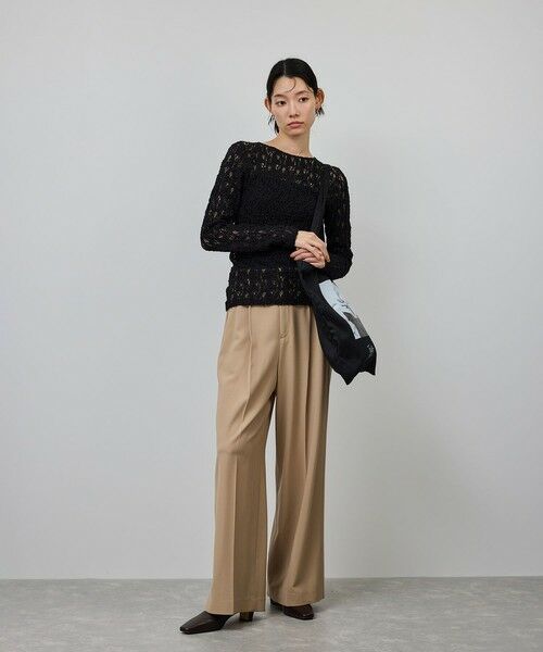 ROPE' / ロペ カットソー（半袖以外） | ストレッチレースカットソー/イージーケア | 詳細22