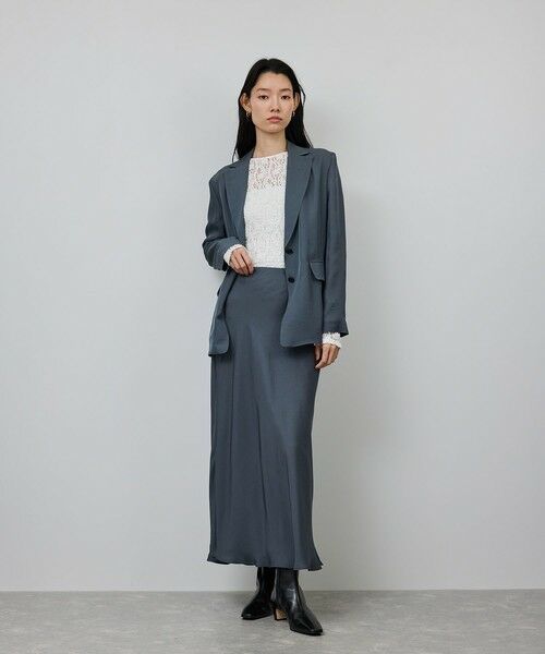 ROPE' / ロペ カットソー（半袖以外） | ストレッチレースカットソー/イージーケア | 詳細24