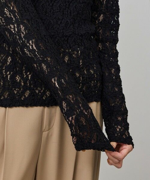 ROPE' / ロペ カットソー（半袖以外） | ストレッチレースカットソー/イージーケア | 詳細8