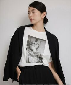 ROPE' / ロペ Tシャツ | 【Brigitte Bardot×ROPE'・コラボ】プリント半袖T-shirt【洗える・洗濯耐久性・接触冷感】
