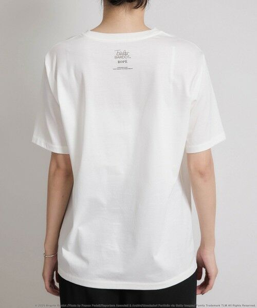 ROPE' / ロペ Tシャツ | 【Brigitte Bardot×ROPE'・コラボ】プリント半袖T-shirt【洗える・洗濯耐久性・接触冷感】 | 詳細9