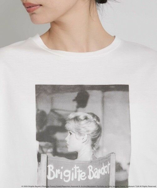 ROPE' / ロペ Tシャツ | 【Brigitte Bardot×ROPE'・コラボ】プリント半袖T-shirt【洗える・洗濯耐久性・接触冷感】 | 詳細11