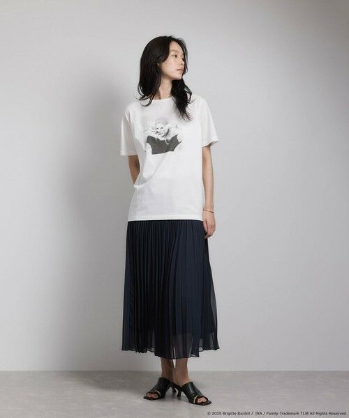 ROPE' / ロペ Tシャツ | 【Brigitte Bardot×ROPE'・コラボ】プリント半袖T-shirt【洗える・洗濯耐久性・接触冷感】 | 詳細18