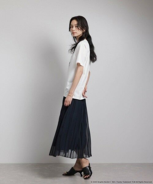 ROPE' / ロペ Tシャツ | 【Brigitte Bardot×ROPE'・コラボ】プリント半袖T-shirt【洗える・洗濯耐久性・接触冷感】 | 詳細4