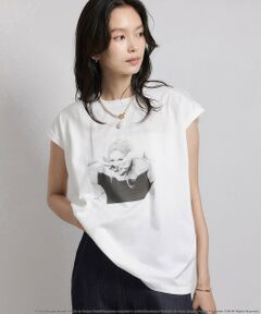 ROPE' / ロペ Tシャツ | 【Brigitte Bardot×ROPE'・コラボ】プリントアームレットT-shirt【洗える・洗濯耐久性・接触冷感】