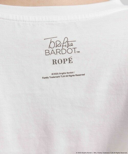ROPE' / ロペ Tシャツ | 【Brigitte Bardot×ROPE'・コラボ】プリントアームレットT-shirt【洗える・洗濯耐久性・接触冷感】 | 詳細13