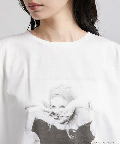 ROPE' / ロペ Tシャツ | 【Brigitte Bardot×ROPE'・コラボ】プリントアームレットT-shirt【洗える・洗濯耐久性・接触冷感】 | 詳細14
