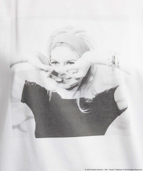 ROPE' / ロペ Tシャツ | 【Brigitte Bardot×ROPE'・コラボ】プリントアームレットT-shirt【洗える・洗濯耐久性・接触冷感】 | 詳細17