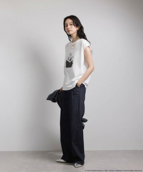 ROPE' / ロペ Tシャツ | 【Brigitte Bardot×ROPE'・コラボ】プリントアームレットT-shirt【洗える・洗濯耐久性・接触冷感】 | 詳細22