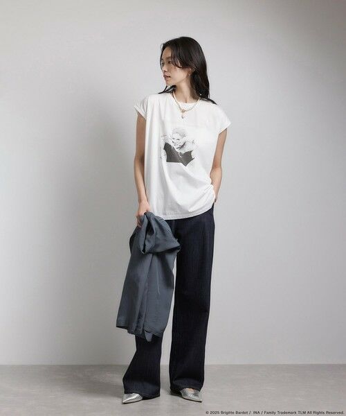ROPE' / ロペ Tシャツ | 【Brigitte Bardot×ROPE'・コラボ】プリントアームレットT-shirt【洗える・洗濯耐久性・接触冷感】 | 詳細23