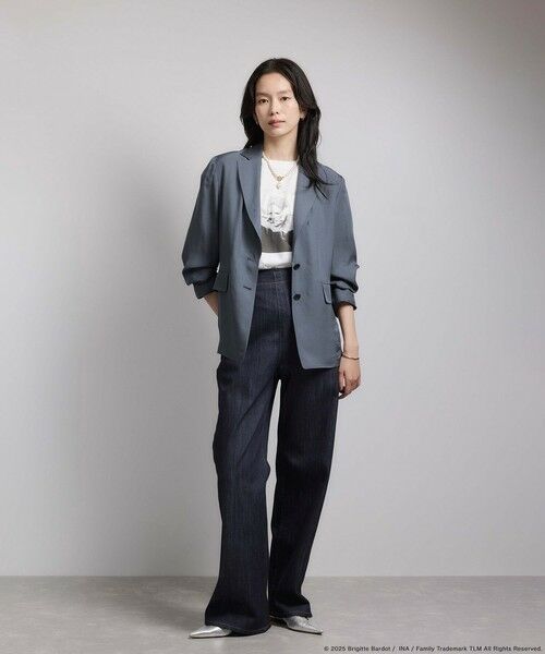 ROPE' / ロペ Tシャツ | 【Brigitte Bardot×ROPE'・コラボ】プリントアームレットT-shirt【洗える・洗濯耐久性・接触冷感】 | 詳細25