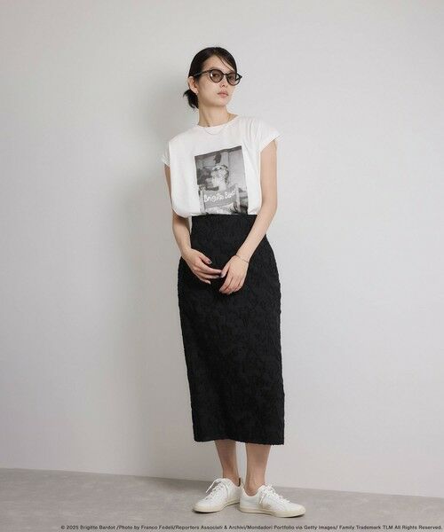 ROPE' / ロペ Tシャツ | 【Brigitte Bardot×ROPE'・コラボ】プリントアームレットT-shirt【洗える・洗濯耐久性・接触冷感】 | 詳細8