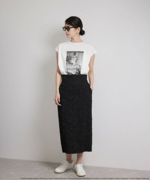 ROPE' / ロペ Tシャツ | 【Brigitte Bardot×ROPE'・コラボ】プリントアームレットT-shirt【洗える・洗濯耐久性・接触冷感】 | 詳細9