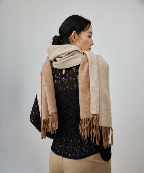 ROPE' / ロペ マフラー・ショール・スヌード・ストール | ラムウールリバーシブルストール | 詳細1