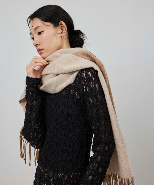 ROPE' / ロペ マフラー・ショール・スヌード・ストール | ラムウールリバーシブルストール | 詳細15