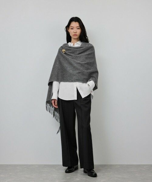 ROPE' / ロペ マフラー・ショール・スヌード・ストール | ラムウールリバーシブルストール | 詳細17