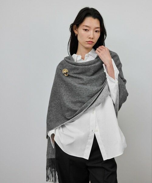 ROPE' / ロペ マフラー・ショール・スヌード・ストール | ラムウールリバーシブルストール | 詳細12