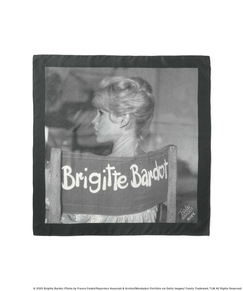 ROPE' / ロペ バンダナ・スカーフ | 【Brigitte Bardot×ROPE'・コラボ】プリントシルクスカーフ/Lサイズ | 詳細10