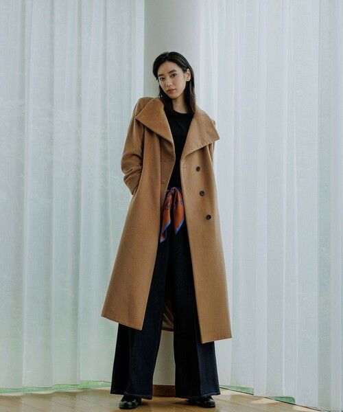 ROPE'/ロペ プレミアムカシミヤ ロングコート【逸品・マルチWAY】【25AW】 キャメル(25) 34