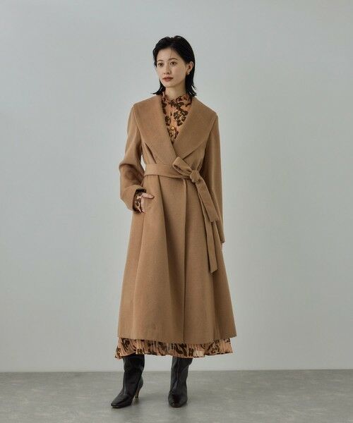 ROPE' / ロペ その他アウター | プレミアムカシミヤ ショールカラーコート【25AW】 | 詳細9