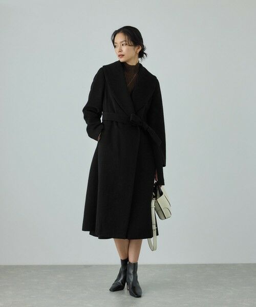 ROPE' / ロペ その他アウター | プレミアムカシミヤ ショールカラーコート【25AW】 | 詳細14